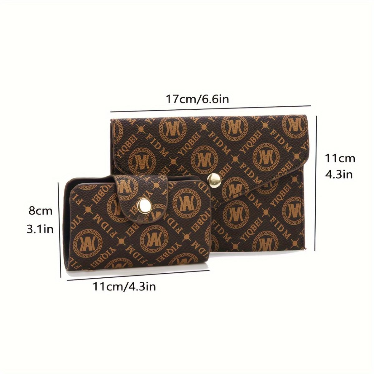 Women'S Handbag Set Monogram Handbag Three-Piece Handbag Set Australian Style - Khaki - Size 25-11-19