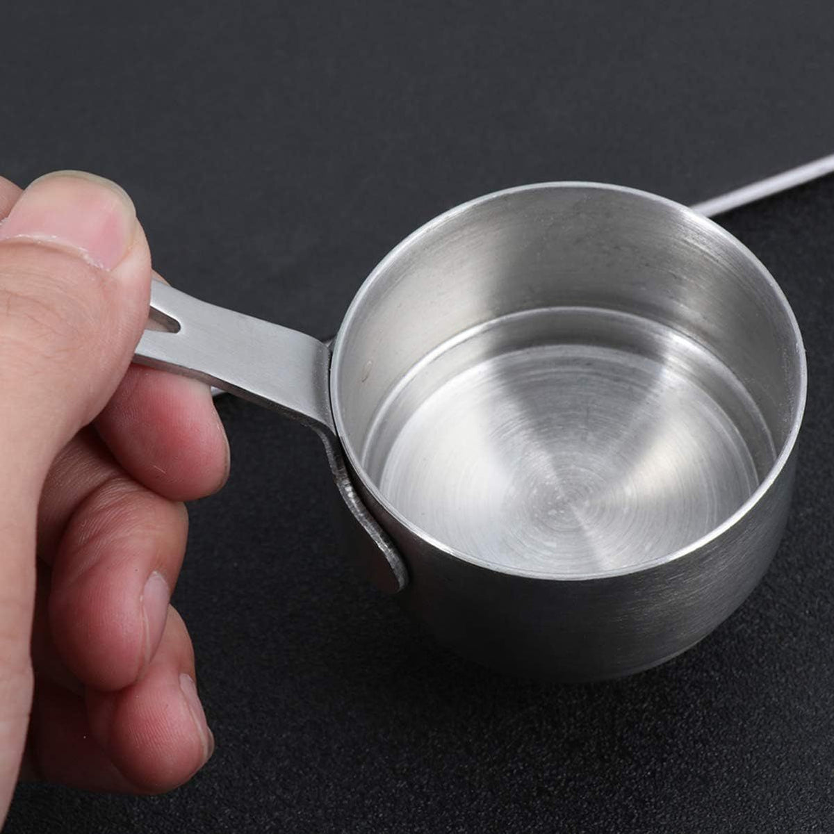 Mini Saucepan Butter Milk Cheese Melting Pot Pan Small Heating Pot Cookware with Handle for Home Kitchen Restaurant （Small silver）
