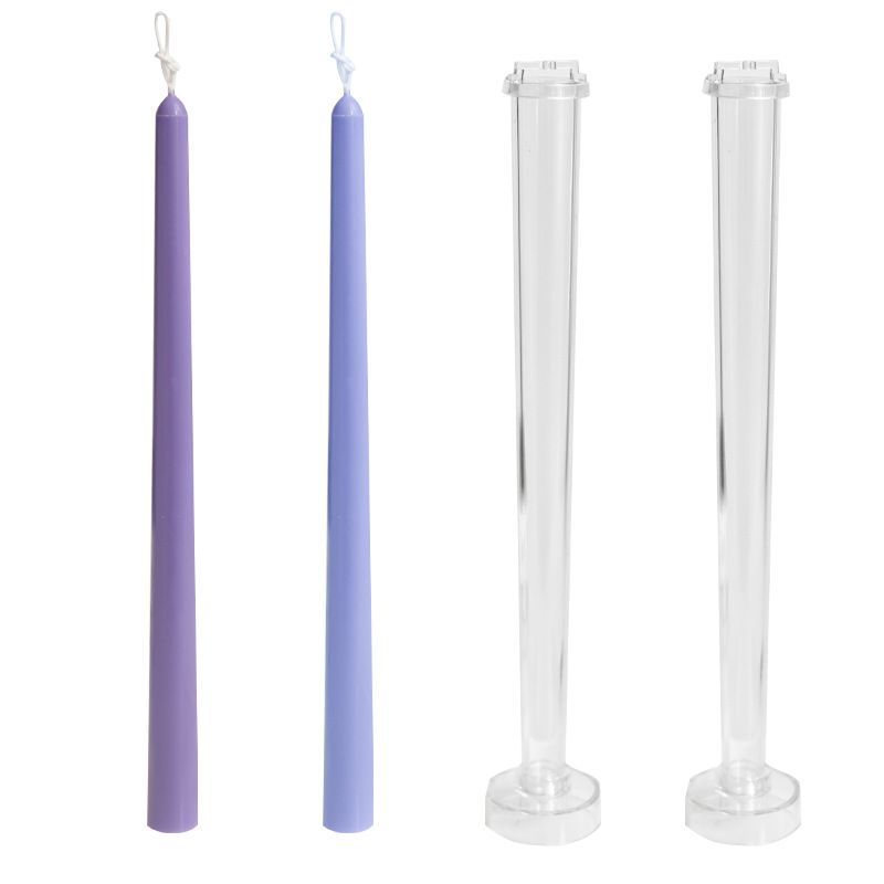 2Pack Candle 26cm Large Molds Candle Making Supplies Wedding Candle Mold Classic Dinner Candle Mold-Aromatherapy mold