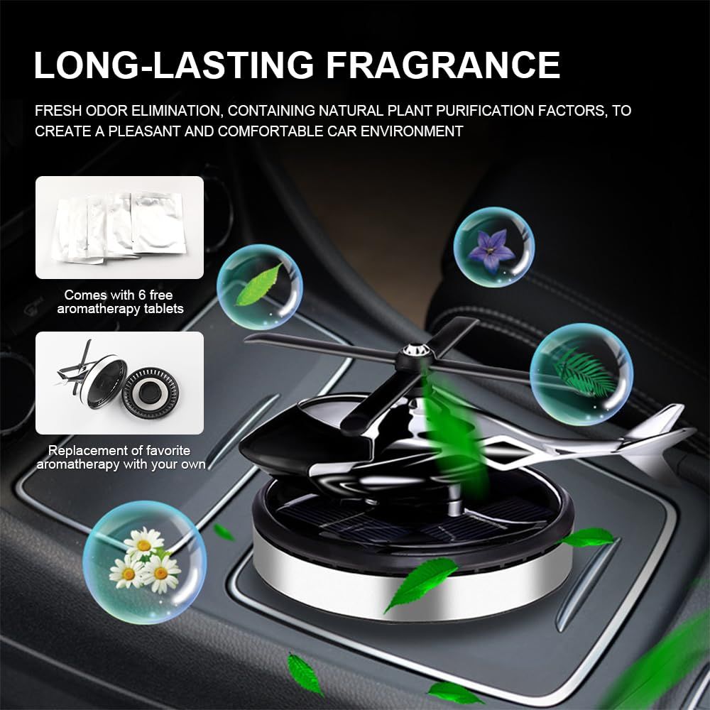 Car Air Freshener Diffuser Aviation Al Alloy Diffuser, Car Diffuser for Essential Oils, Relieve Stress and Purifie Odors