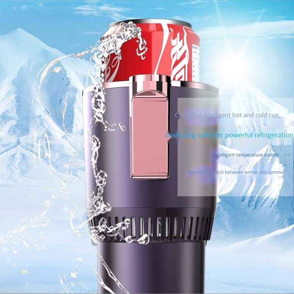 Home & Car Cup Cooler Warmer Quick Electric Cooling Cup -3℃~58℃ Heat and Cold Insulation Drink Cooler Cup Coffee Warmer