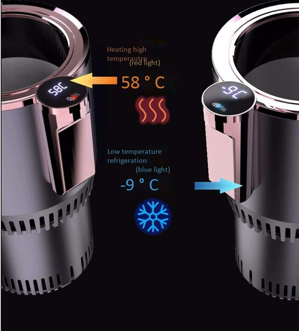 Home & Car Cup Cooler Warmer Quick Electric Cooling Cup -3℃~58℃ Heat and Cold Insulation Drink Cooler Cup Coffee Warmer