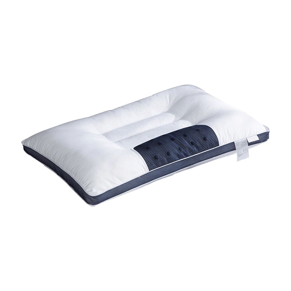 Orthopedic Cervical Pillow for Neck Pain Relief | Adjustable Height Memory Foam Bed Pillow for Side, Back & Stomach Sleepers | Breathable Velvet Cover | 48x74cm