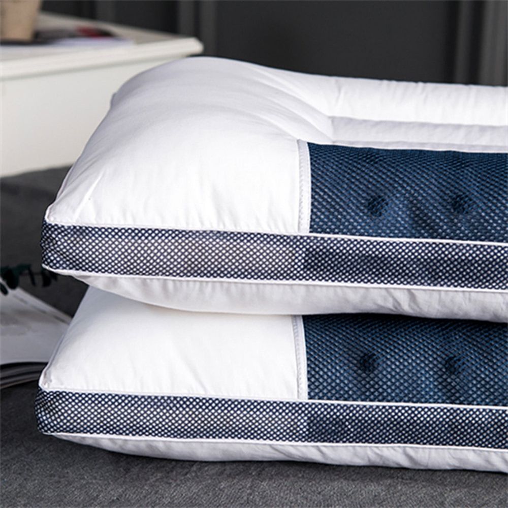 Orthopedic Cervical Pillow for Neck Pain Relief | Adjustable Height Memory Foam Bed Pillow for Side, Back & Stomach Sleepers | Breathable Velvet Cover | 48x74cm
