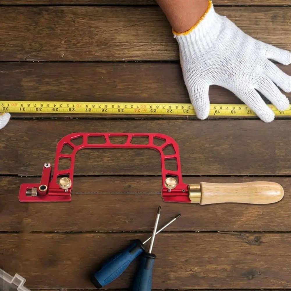 Steel Frame Coping Saw Engraving Hand Wire Cutting Saws Efficient Tool Self-Cleaning WithHandle B New