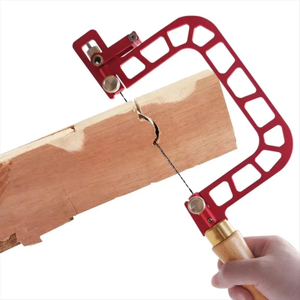 Steel Frame Coping Saw Engraving Hand Wire Cutting Saws Efficient Tool Self-Cleaning WithHandle B New