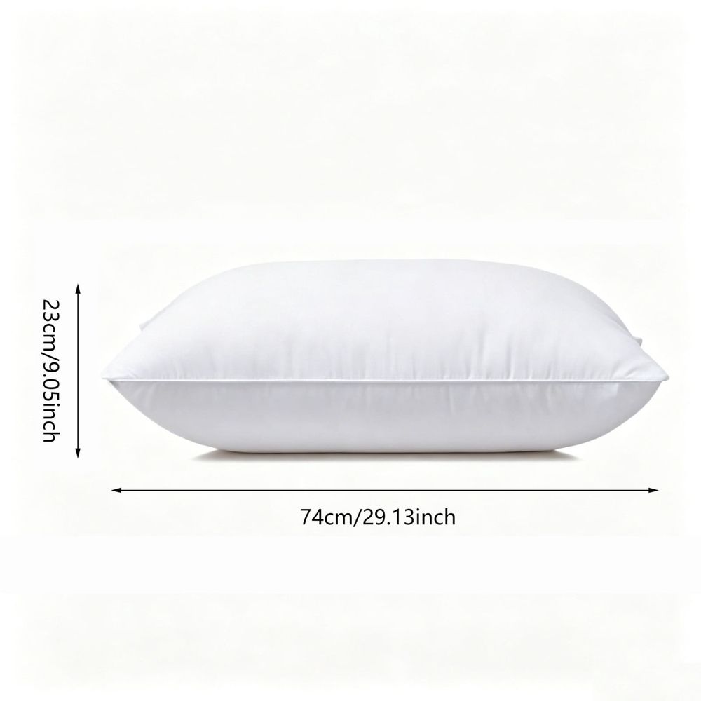 Bed Pillows, Luxury Hotel Pillows for Sleeping, Ergonomic Cervical Support Sleep Cushion Pillow, Soft Support for Back/Stomach/Side Sleepers(9.05'x29.13)