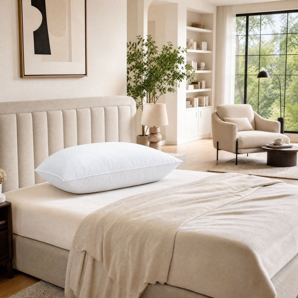 Bed Pillows, Luxury Hotel Pillows for Sleeping, Ergonomic Cervical Support Sleep Cushion Pillow, Soft Support for Back/Stomach/Side Sleepers(9.05'x29.13)