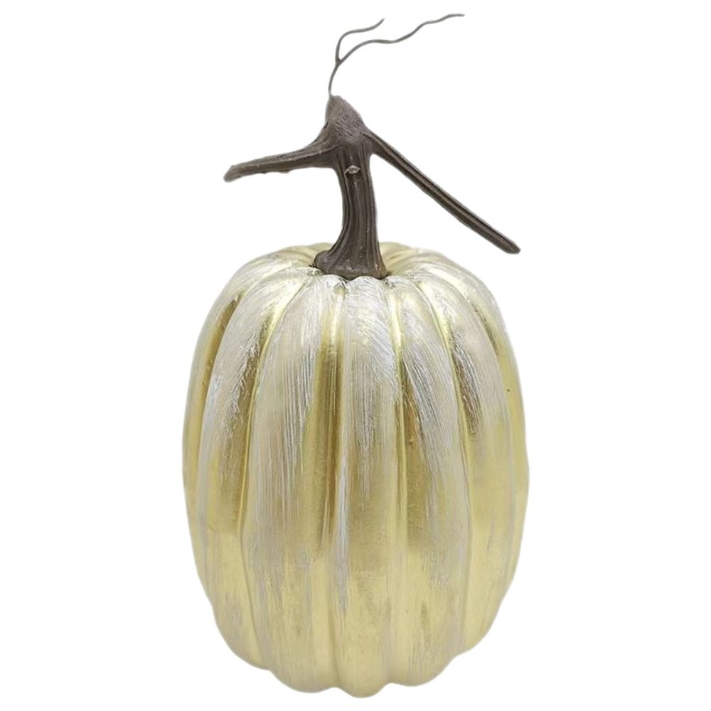 18.5x16cm Plastic Pumpkins for Decorating – Large Artificial Foam Pumpkins for Fall Decor, Halloween, Thanksgiving, Paintable for DIY Crafts & Centerpieces