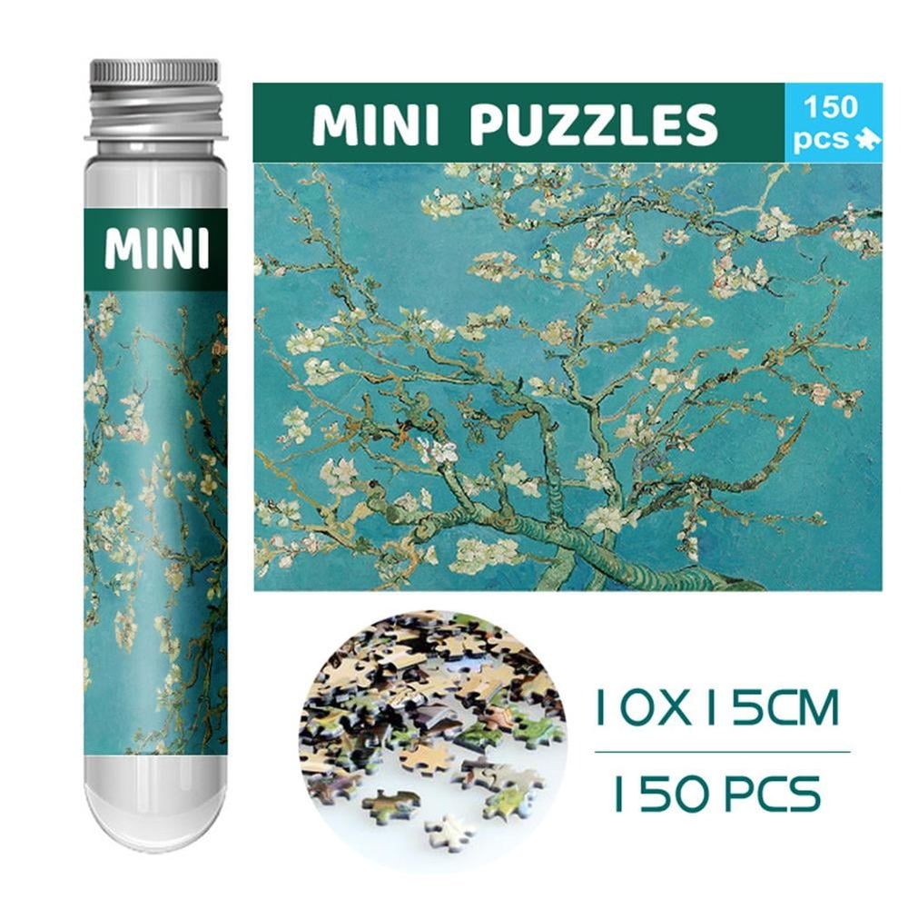 Small Jigsaw Puzzles for Adults,150 Pieces Micro Tiny Puzzles Art Puzzles Travel Puzzles,Micro Pieces Small Puzzles Challenging Difficult Puzzles Travels Puzzles Painting Puzzles
