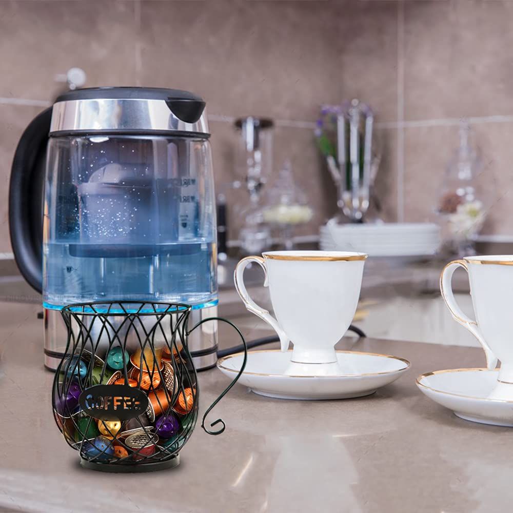 Coffee Pod Holder for K Cups, Coffee Capsule Holder, K Cup Holders for counter, Coffee Pod Storage Organizer