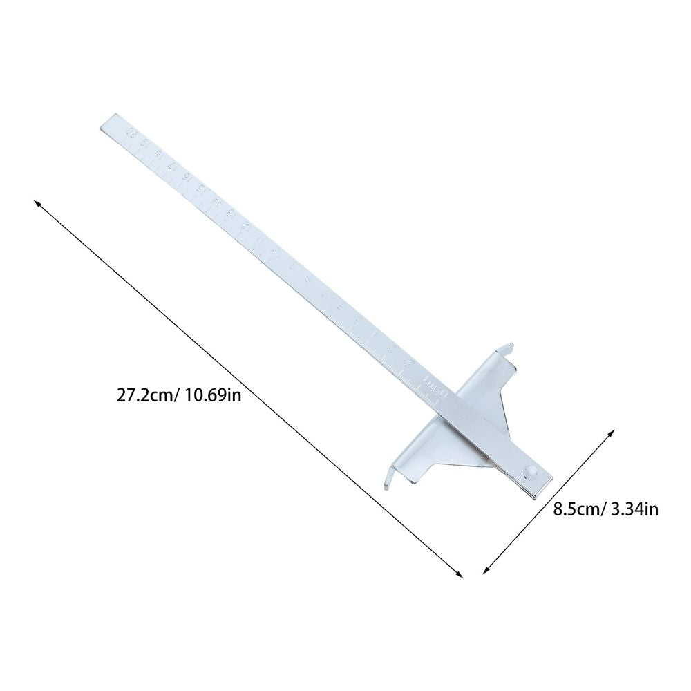 Cordless Circular Saw Rip Fence Plated Silver Aluminum Integrated Multi-Tool Support