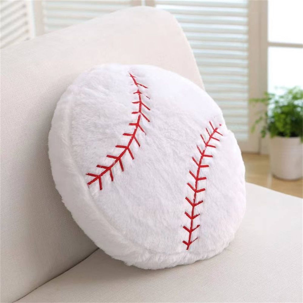 Seat Cushion,Sports Throw Pillows Stuffed Soccer Pillow Soft Stuffed Basketball Pillows Baseball Soft Throw Pillow Football Shaped Plush Toy Sport Cushion