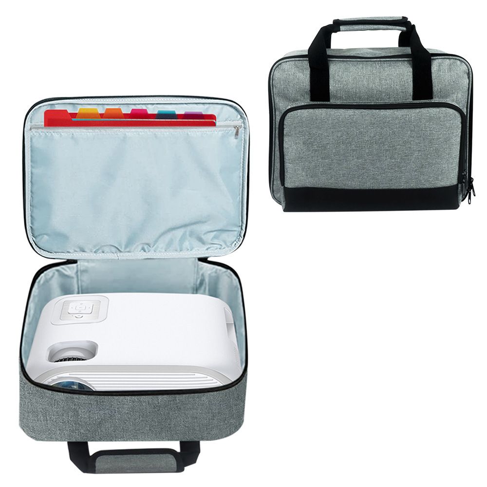 Projector Carrying Case, Projector Bag with Accessories Storage Pockets & Adjustable Shoulder Straps,and Most Mini Projectors