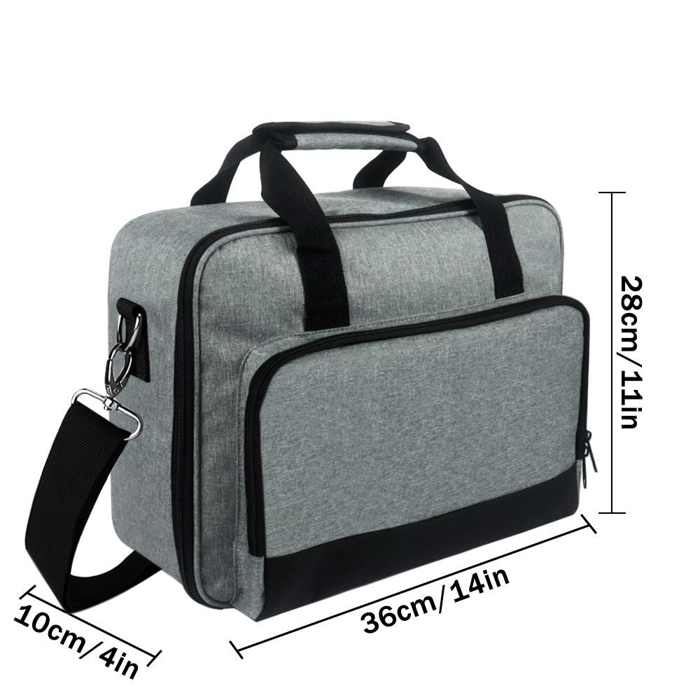 Projector Carrying Case, Projector Bag with Accessories Storage Pockets & Adjustable Shoulder Straps,and Most Mini Projectors