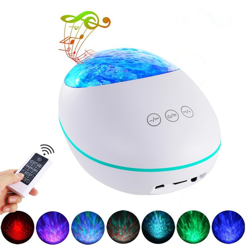 Light Projector for Bedroom Night Light Projector Projection with Remote Control Battery Not Included White