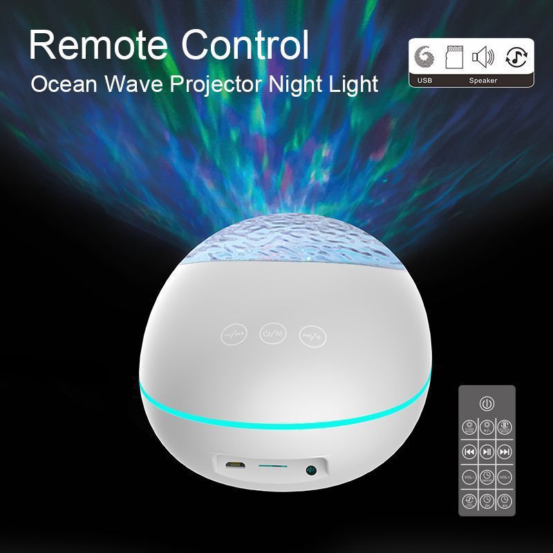 Light Projector for Bedroom Night Light Projector Projection with Remote Control Battery Not Included White