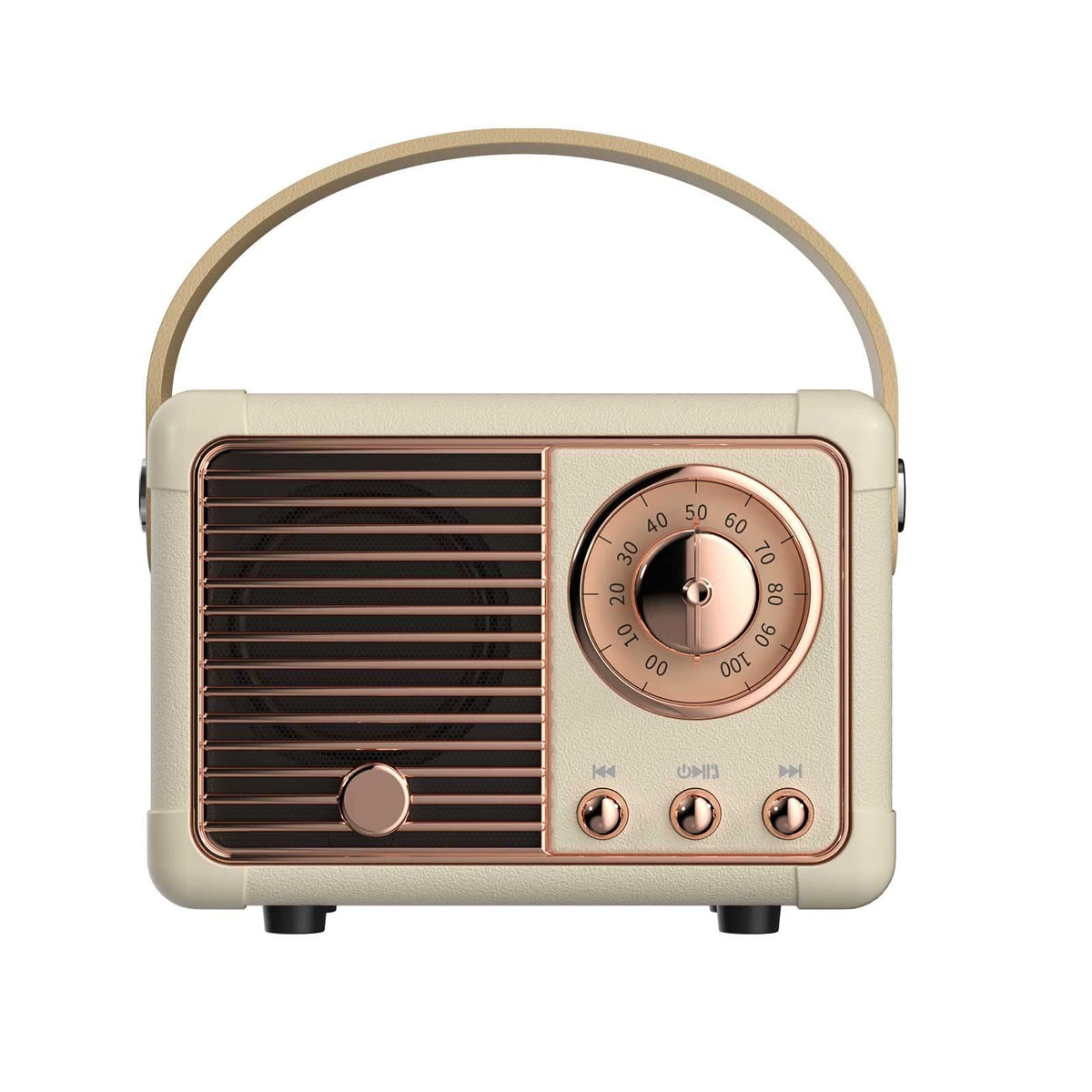 Retro Bluetooth Speaker, Vintage Decor, Small Wireless Bluetooth Speaker, Cute Old Fashion Style for Kitchen Desk Bedroom Office