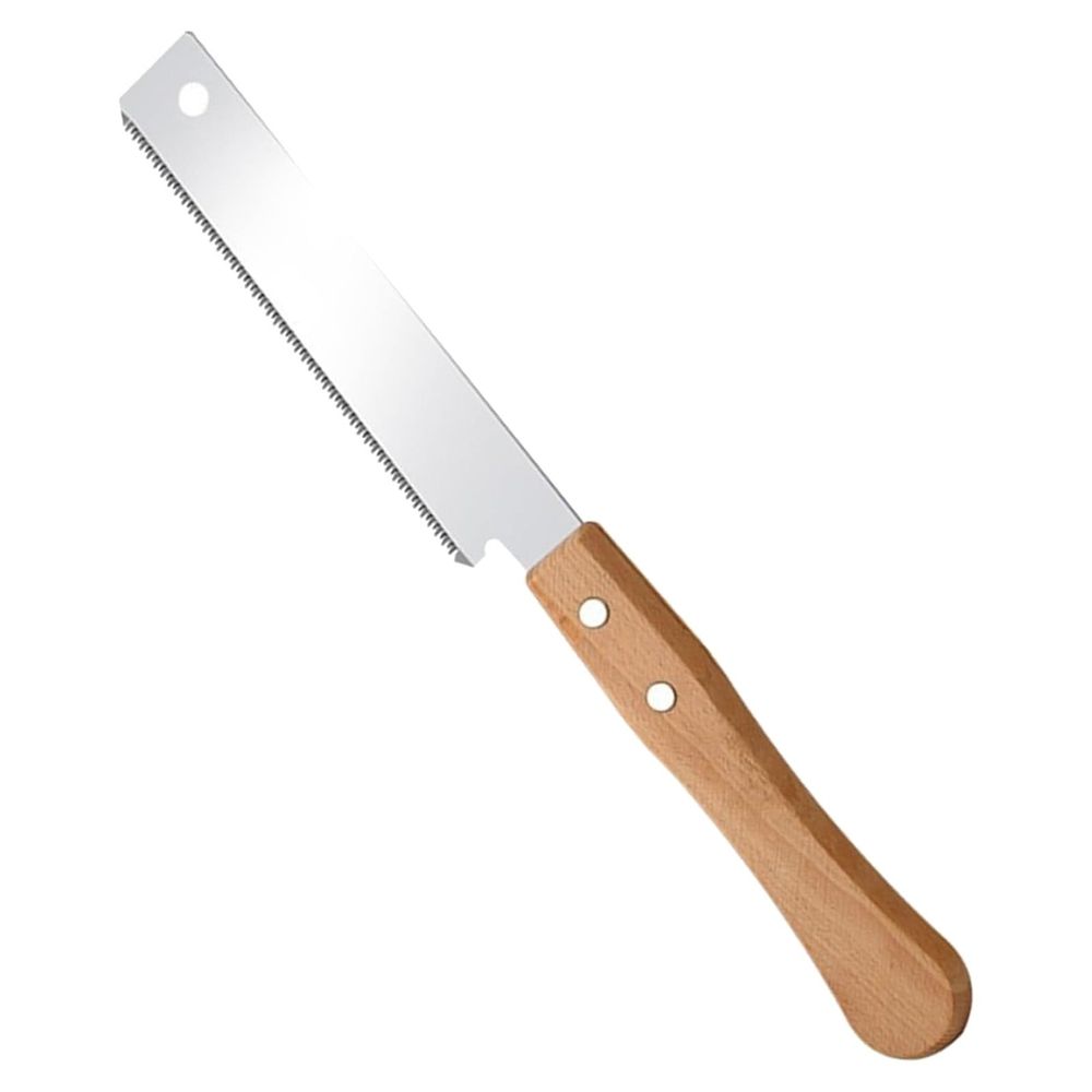 Japanese Hand Saw Edge Sided Pull Saw Flexible Blade Flush Cut Handle Wood Saw for Woodworking Tools