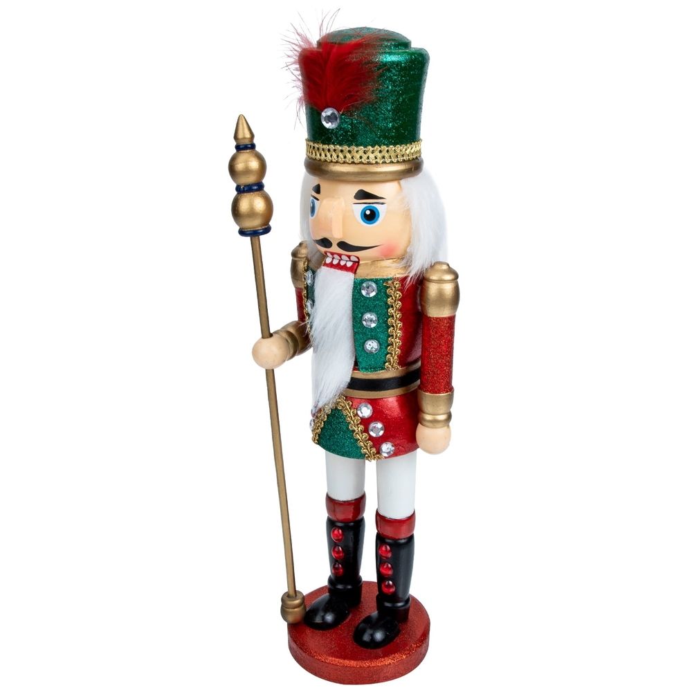 Wooden Nutcracker Figures for Decor Multi Color Craft Made of Premium Wood 6.5 Inches