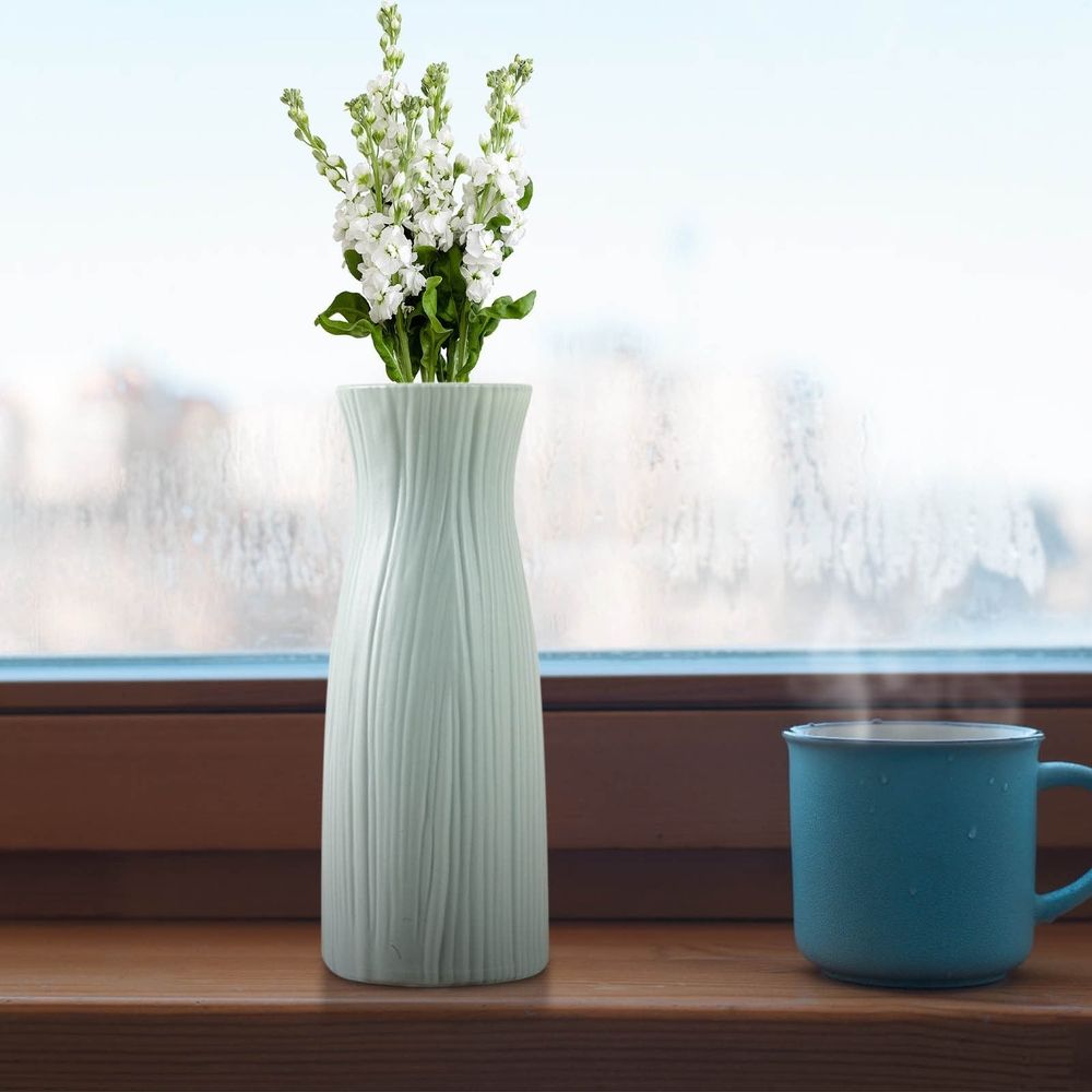 Plastic for Flower Vase Decorative Vase Vase for Flowers Modern Vase for Home Decor Bouquet Shelf Weddings