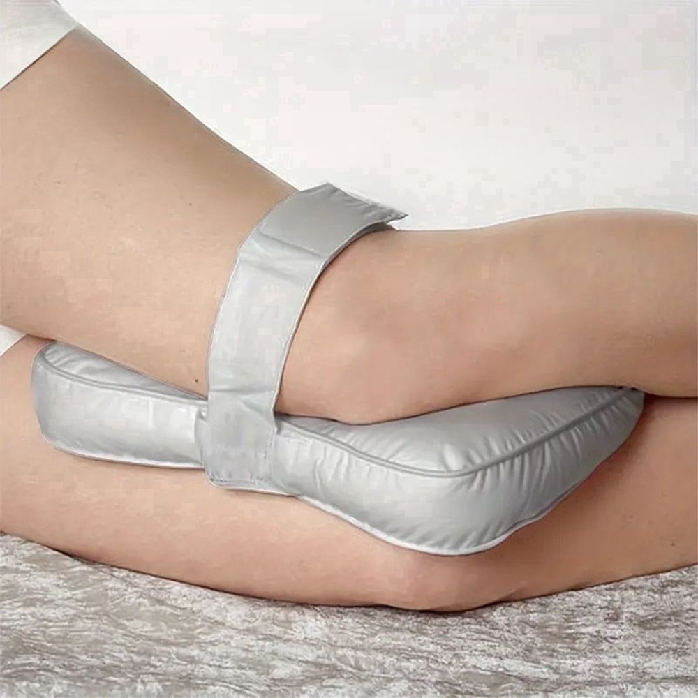 Knee Pillow for Side Sleepers, Large Comfortable Memory Foam Leg Pillow for Side Sleeping, Adjustable Strap, Pillow Sleeping Between Legs Aligns Spine – Memory Foam Hip Pillow Contour Design