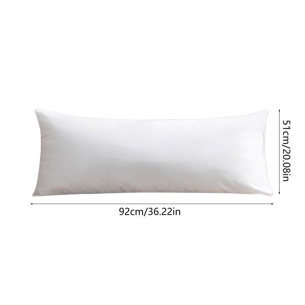 Microfiber Body Pillow Insert, Cooling Breathable Body Pillow for Side Sleeper, Soft Long Bed Pillow for Adults, Soft Fluffy Sleeping Pillow, 20'x30'