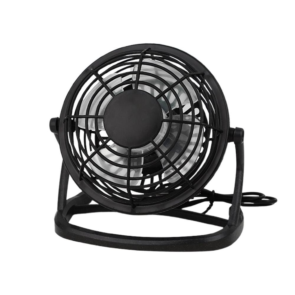 4 Inch USB Mini Fan, Portable Desktop Plastic Fan with 180° Adjustable Tilt, Quiet Personal Cooling for Office, Home, and Travel