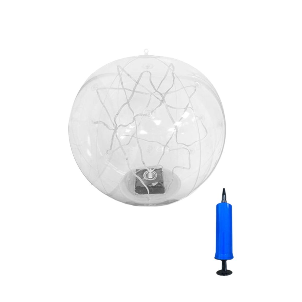 Solar Pool Lights for Yard and Parties, Waterproof Inflatable LED Ball Lamp with Auto-Charge, Floating Garden Decor and Outdoor Night Gathering Ornament
