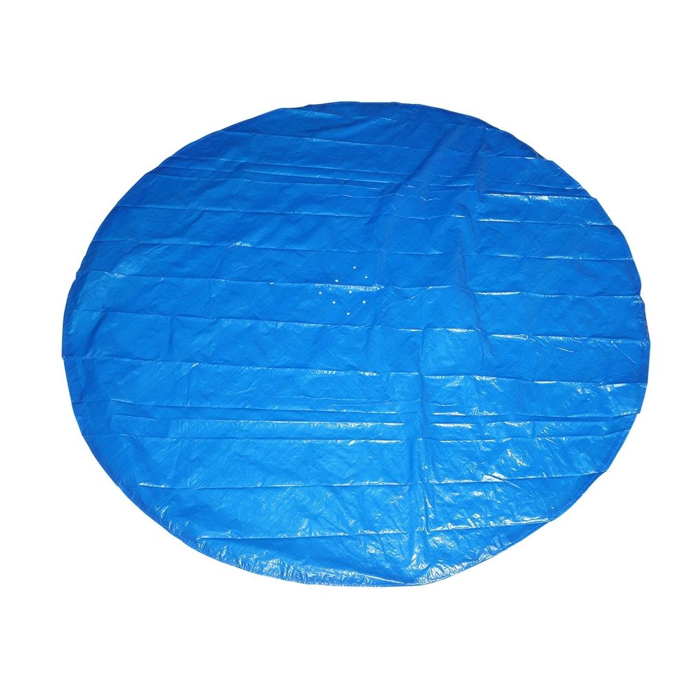 6 ft Round Pool Cover, Solar Covers for Above Ground Pools, Safety Pool Cover with Drawstring Design, PVC Winter Pool Cover, Waterproof and Dustproof, Blue