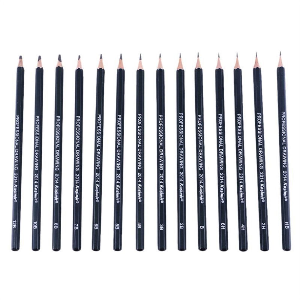 Drawing Pencils 14pcs/set 12B 10B 8B 7B 6B 5B 4B 3B 2B B HB 2H 4H 6H Graphite Sketching Pencils Professional Sketch Pencils Set for Drawing