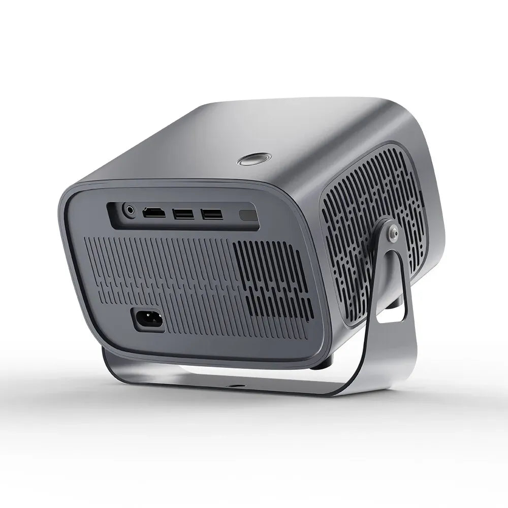5G 4K Smart Projector Black with WiFi, Bluetooth, HDMI, USB for Home Theater