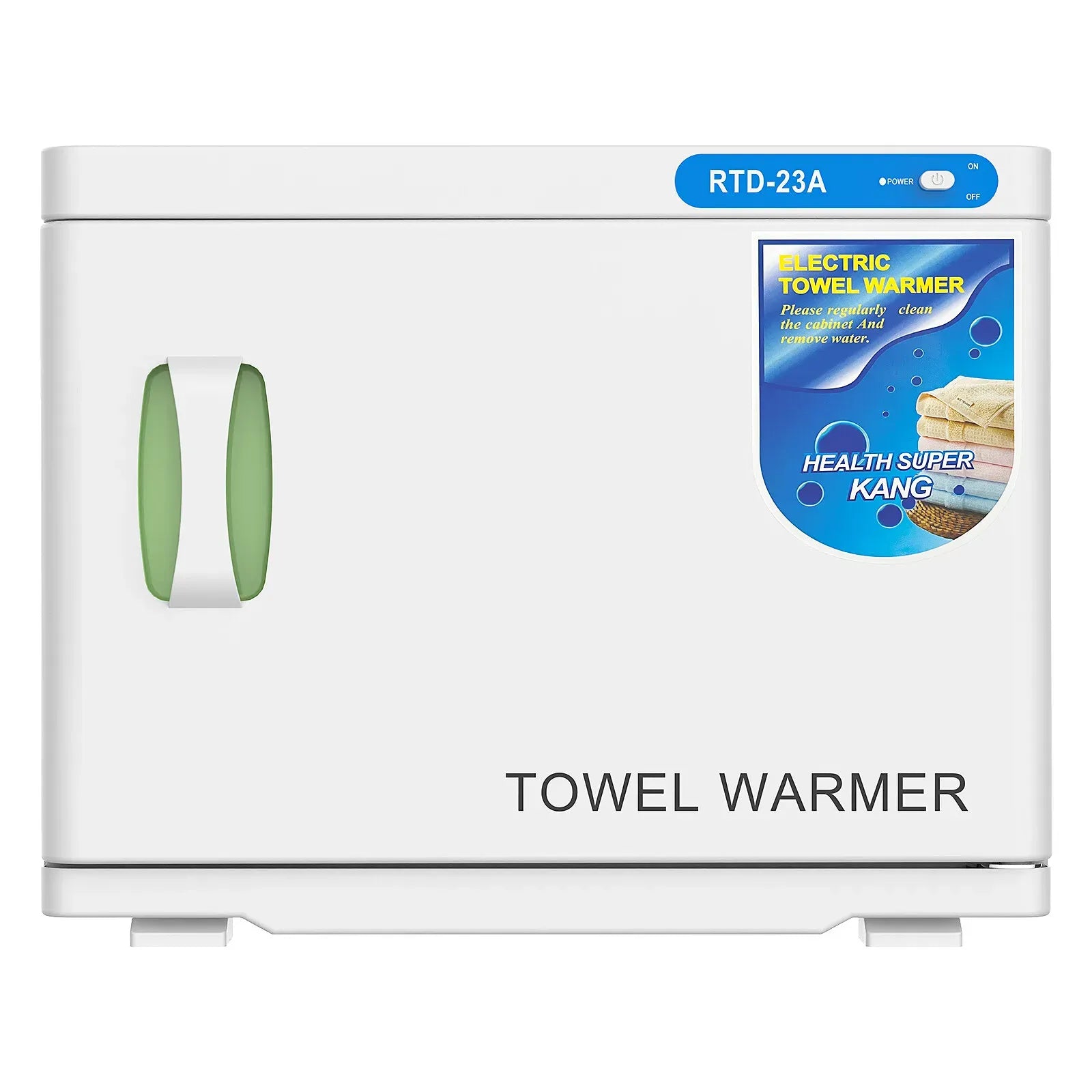White 16L Black Hot Towel Warmer UV Sterilizer Cabinet for Salon and Home Use