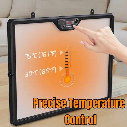 Adjustable Dual-Sided Heating Chicken Brooder Coop Heater Duck Poultry Warmer