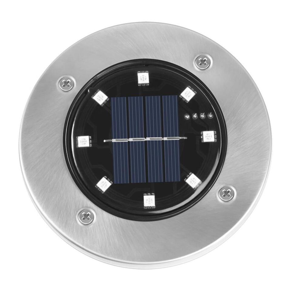 4pcs LED Solar Underground Light Waterproof Color Changing Garden Buried Lamp