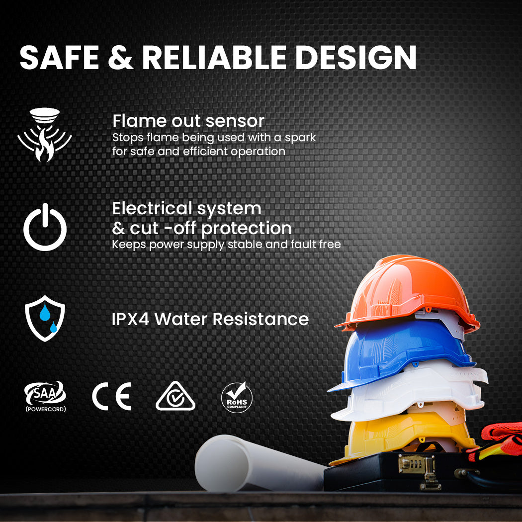 UNIMAC 20KW Portable Industrial Diesel Direct Forced Air Space Heater, Commercial Grade for Warehouse Worksite Shed Drying Greenhouse Agricultural Breeding
