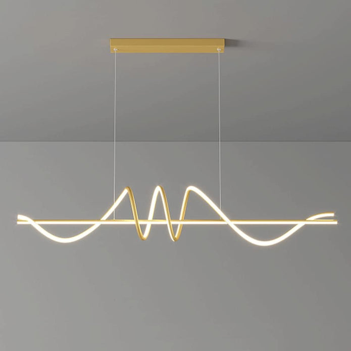 BAMDECOR A202 Modern LED Linear Pendant Lights with Dimmable LED  160cm