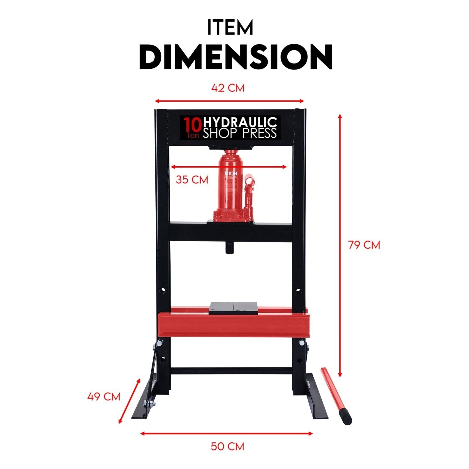 Shop Press - 10 Ton Hydraulic Standard