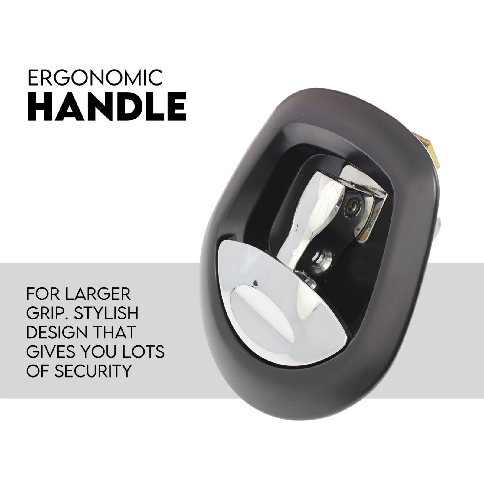 Whale Tail T Handle Lock Latch Compression Lock Trailer Toolbox Black Chrome