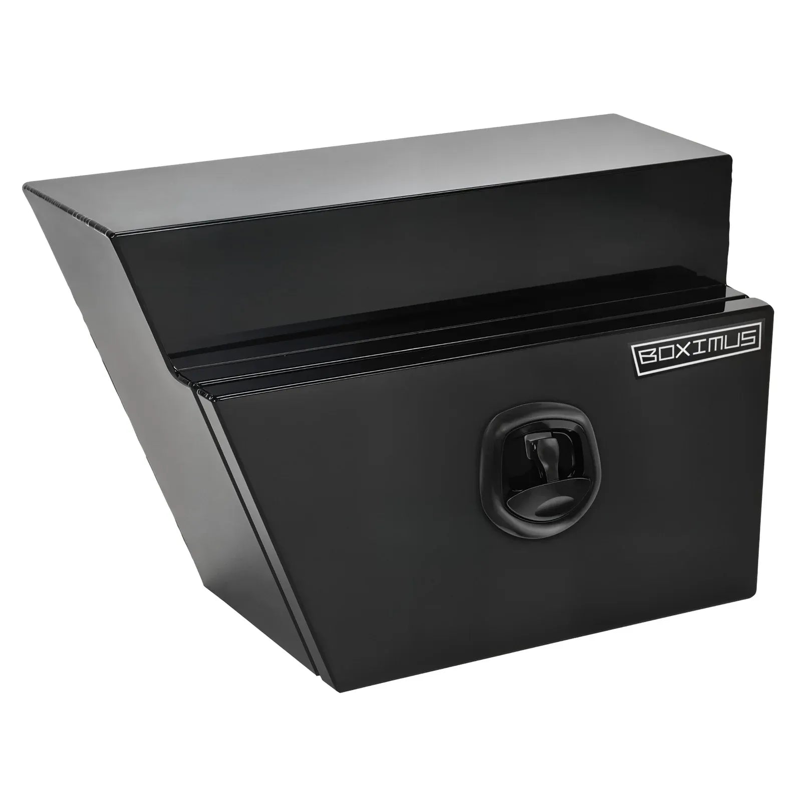600mm Pair of Under Tray Tool Box Aluminium Undertray Underbody Toolbox Black