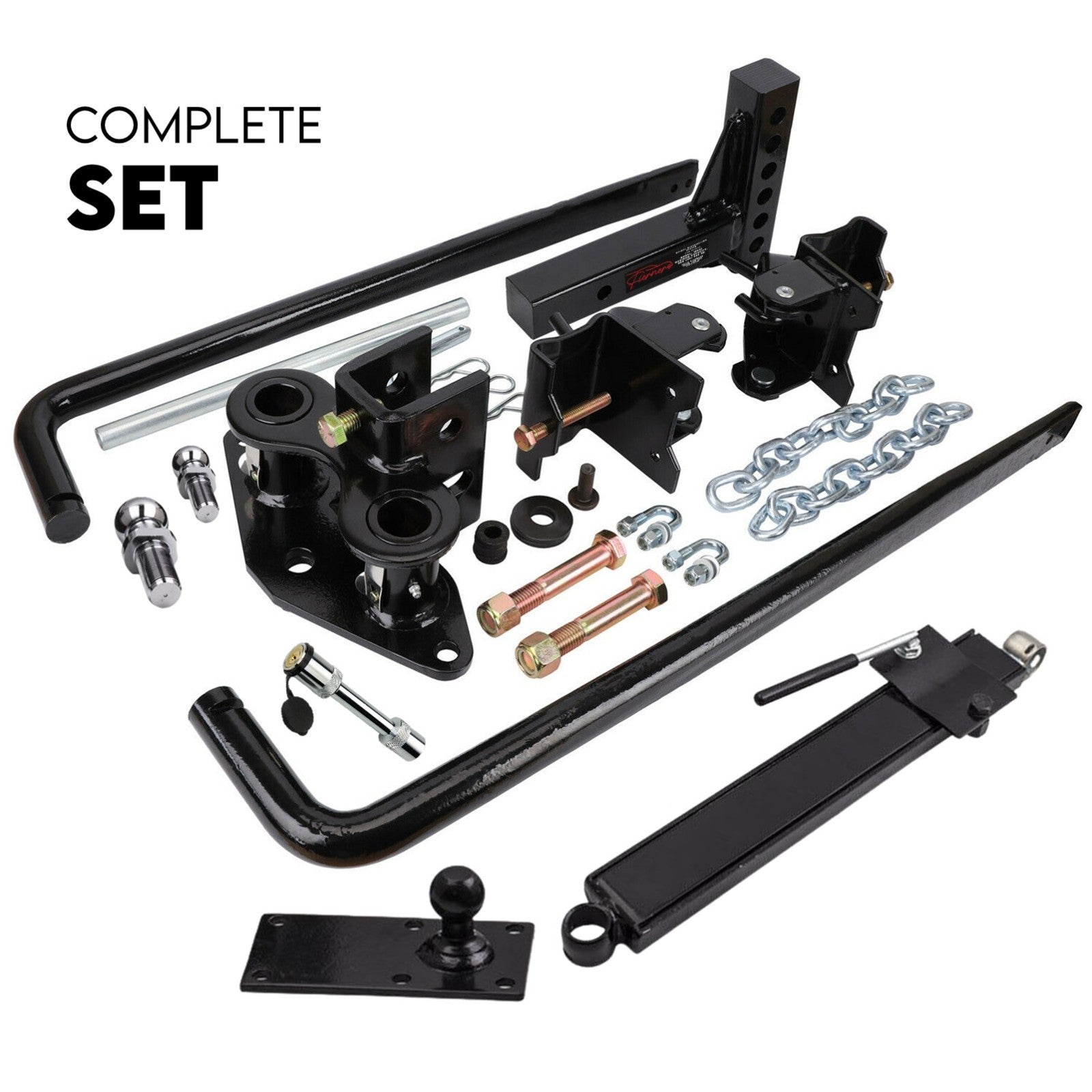 Weight Distribution Hitch System Load Leveller Caravan Anti Sway Bars 800Lb