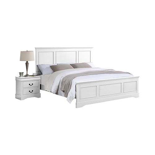 Bedroom Suite Solid MDF Queen White