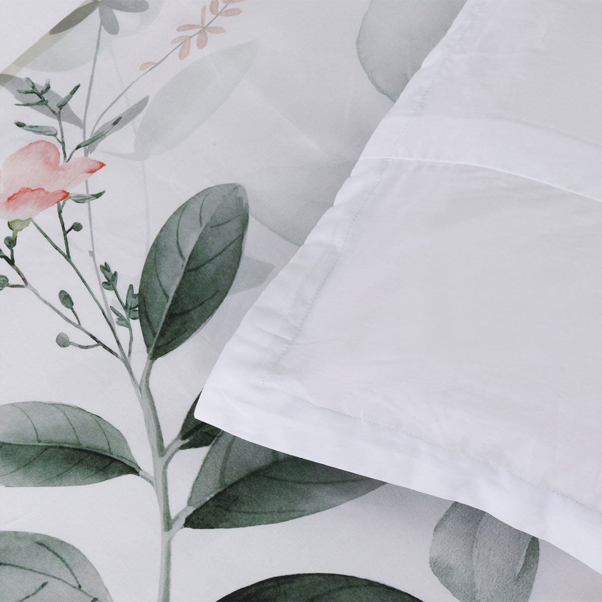 Bianca Wellingrove White Cotton Sateen Quilt Cover Set
