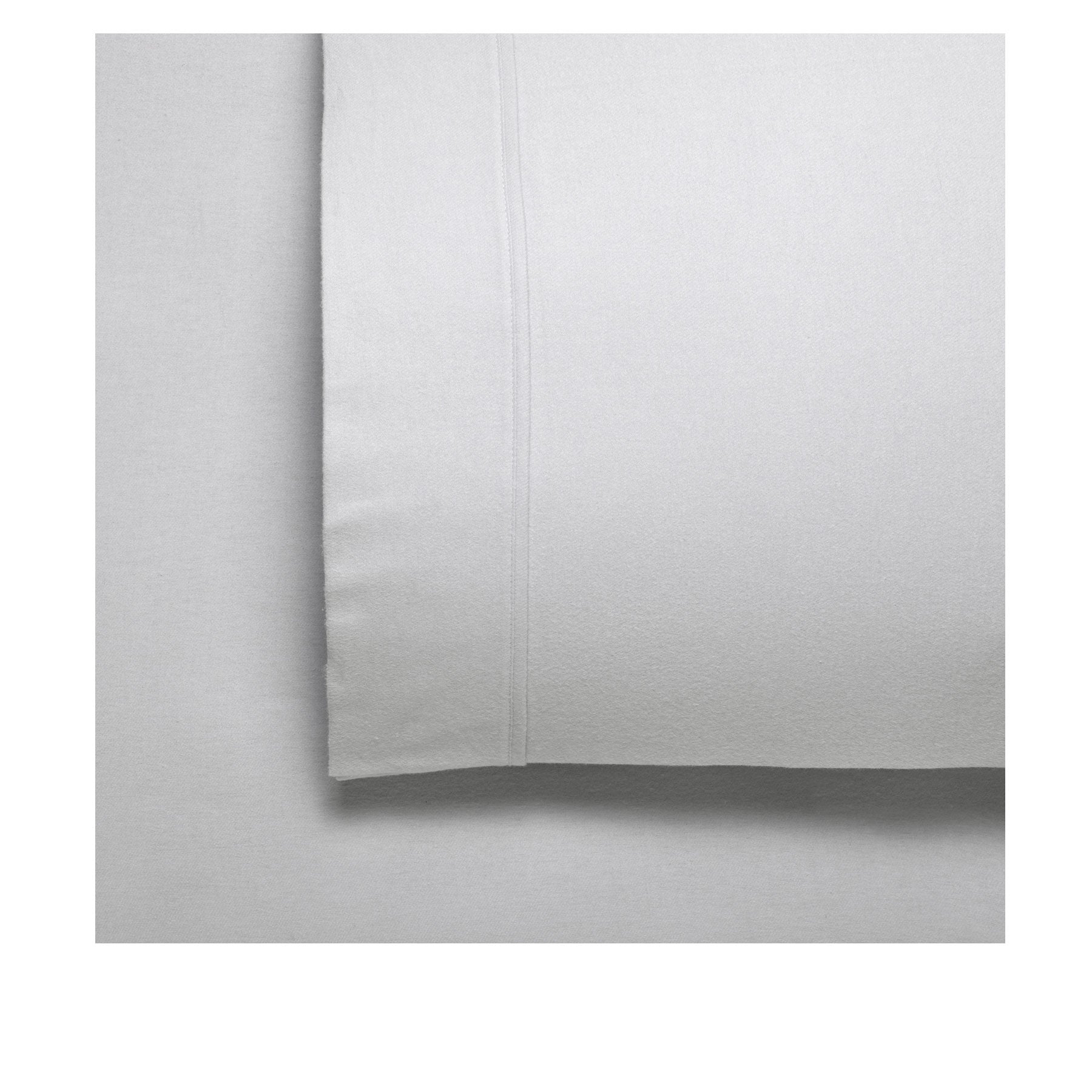 Bianca Fletcher Flannelette Cotton Sheet Set White Super King