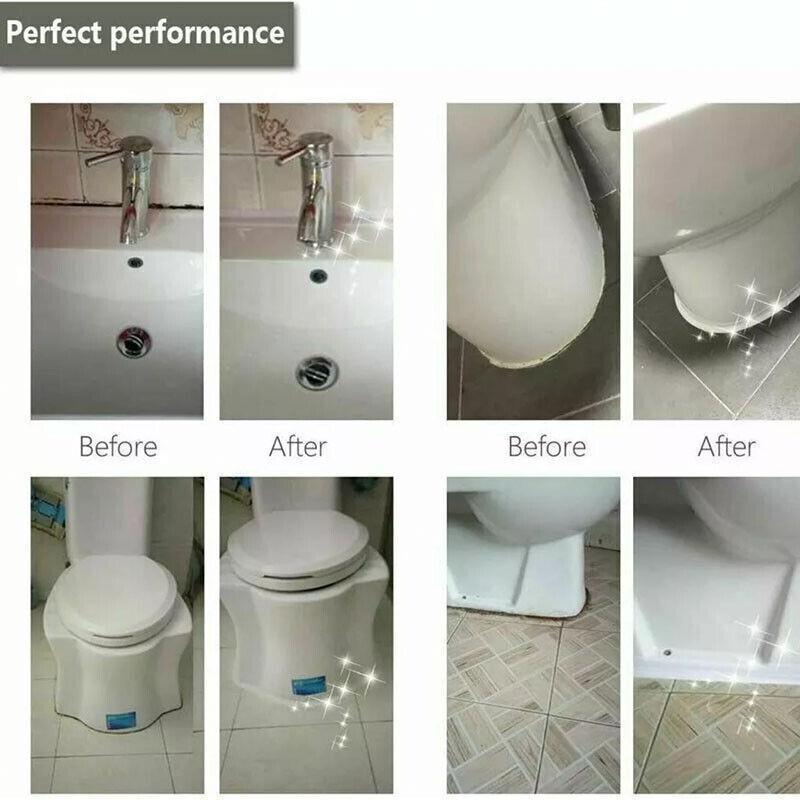 Kitchen Bathroom Sink Sealing Strip Waterproof Tape 3.2M White Easy to Clean White - 22mm*3.2m