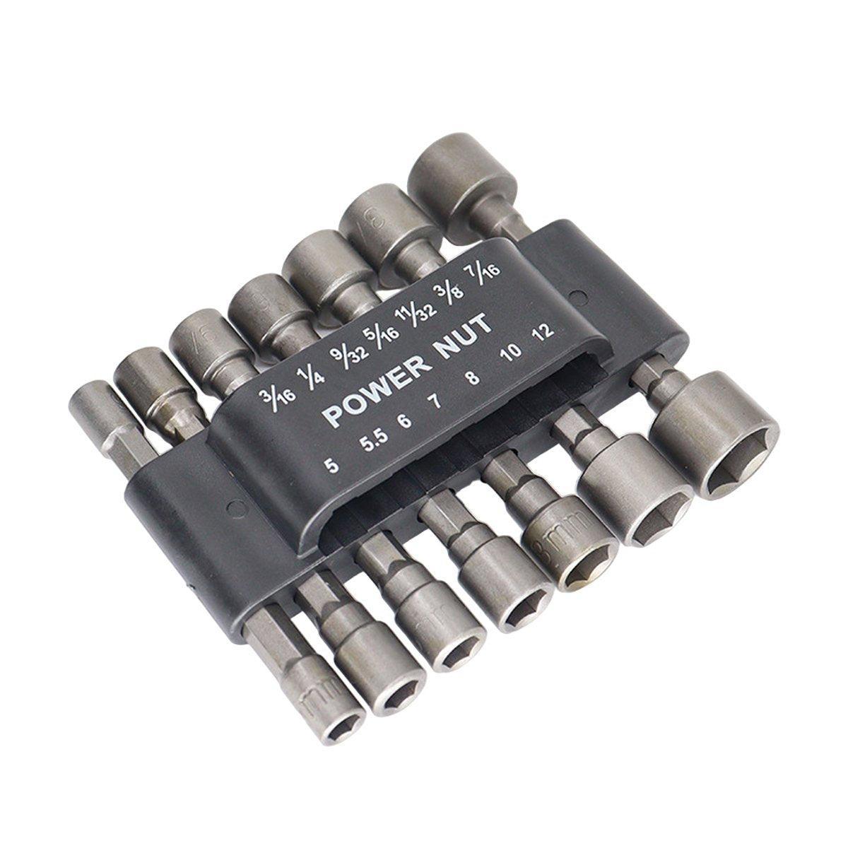 14PCS Hexagonal Handle Electric Screwdriver Set with Bits Drill Power Tool Kit