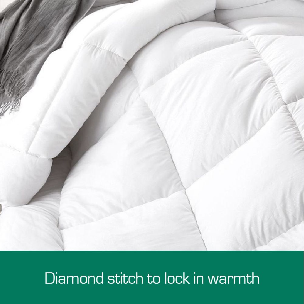 Woolcomfort Aus Made Merino Wool Quilt 350GSM 180x210cm Double Size