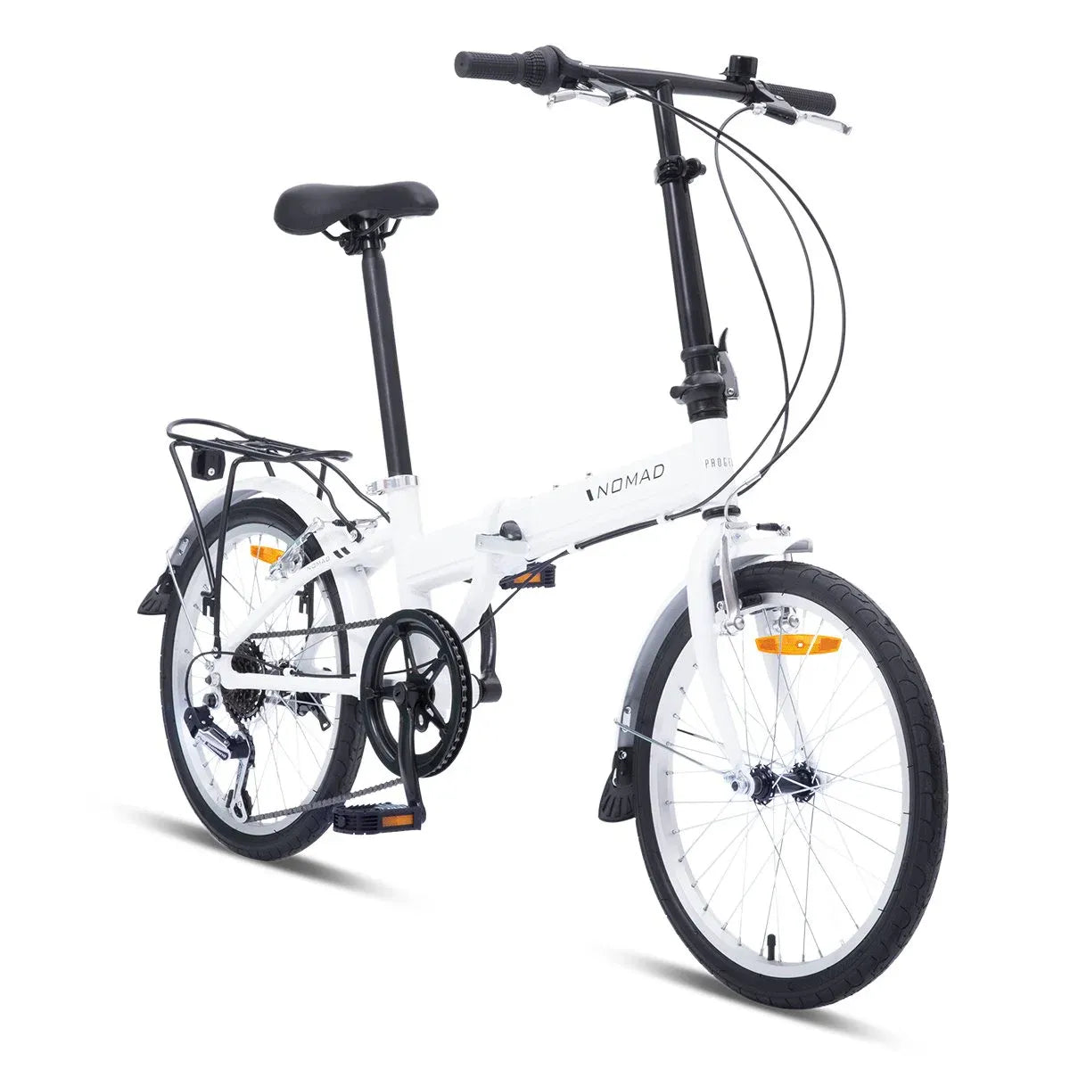 Progear Bikes Nomad Folding Bike 20" in Pearl White