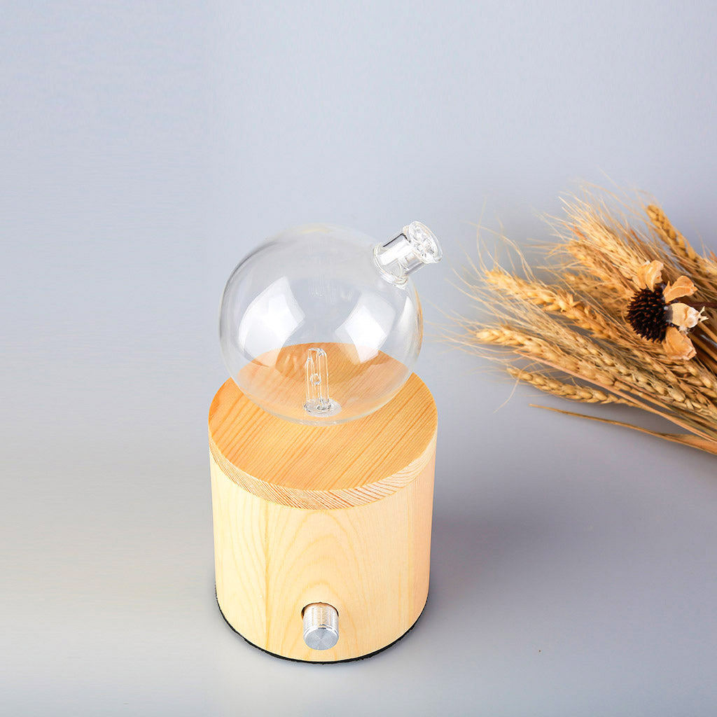 Cylinder Glass Nebuliser Waterless Essential Oil Diffuser Aromatherapy