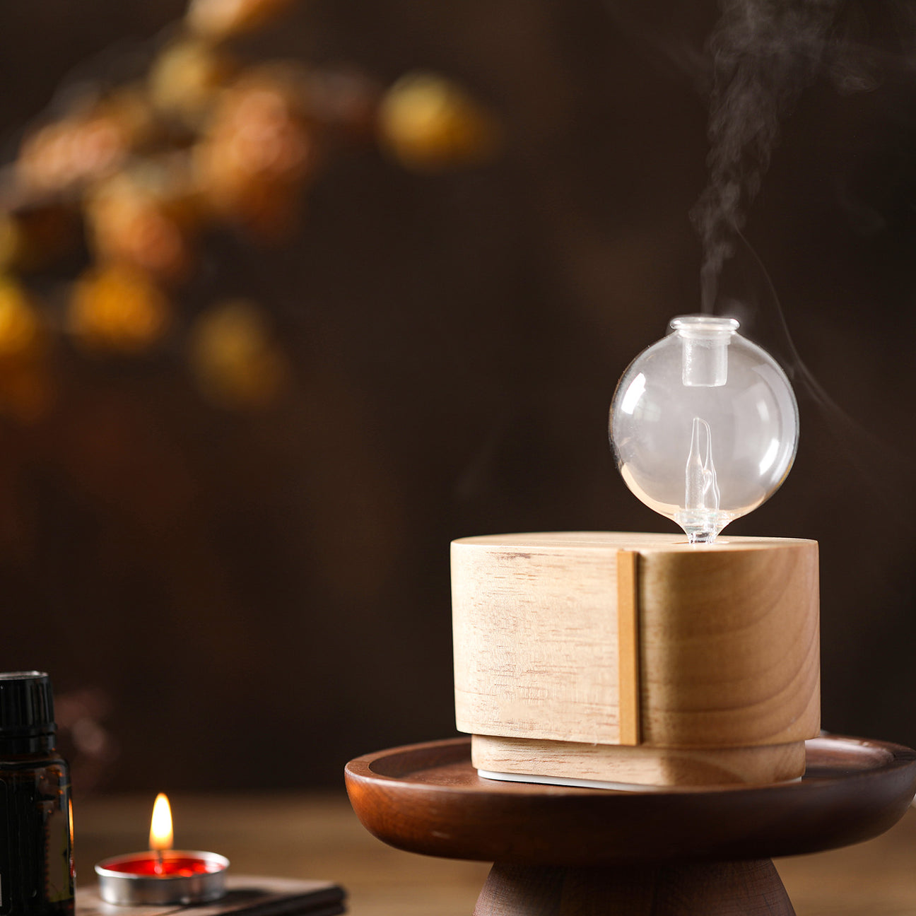 Mini Orb Nebuliser Waterless Essential Oil Diffuser Aromatherapy Glass